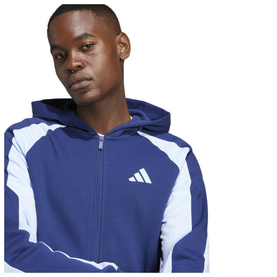 Adidas Ανδρική ζακέτα Essentials Colorblock Full-Zip Hoodie